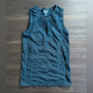 Athleta Oxygen Teal Two-Toned Tank Size Medium
